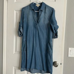Cloth & Stone - Anthropologie Denim Shift Dress